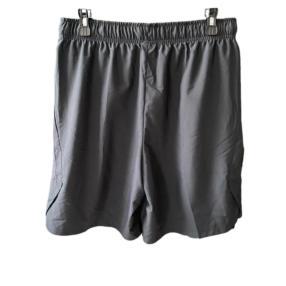 Nike Dri-Fit men's large black pull-on athletic shorts elastic drawstring waist - Picture 3 of 9